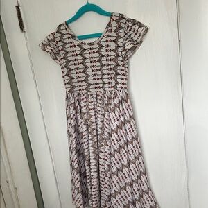 Dot Dot Smile Geometric Patterned Dress